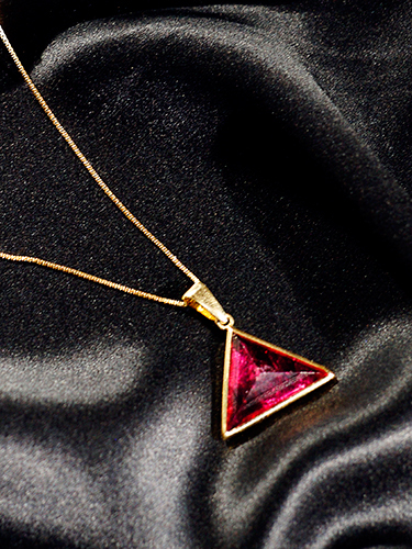 ARIDO TOURMALINE WITH 18K YELLOW GOLD